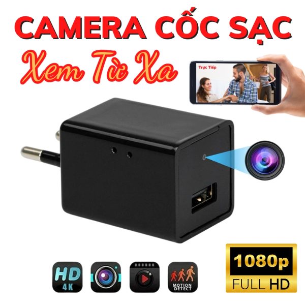 Camera ngụy trang cốc sạc