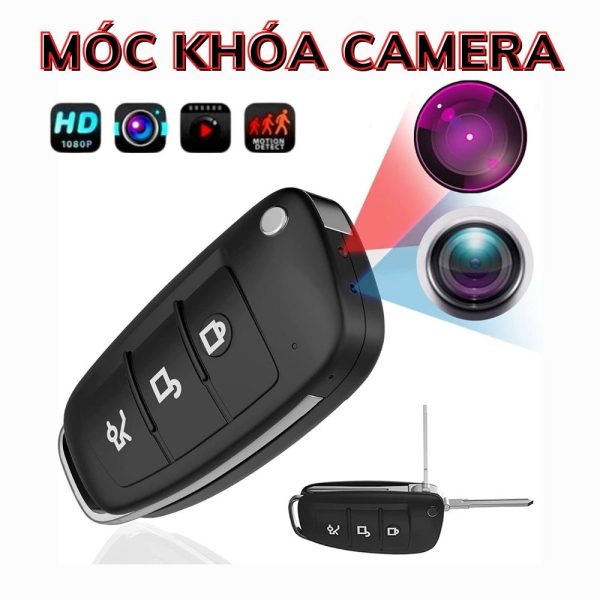 Camera ngụy trang móc chìa khóa xe ô tô quay phim Full HD1080P