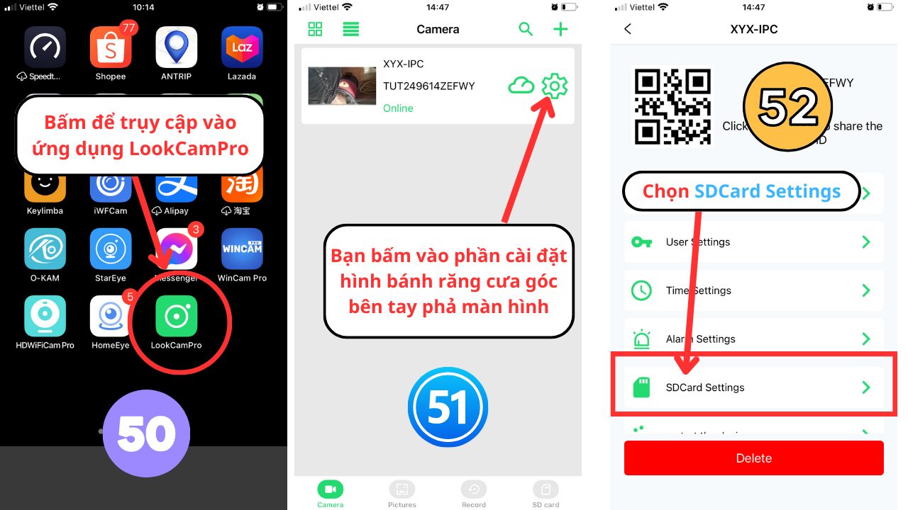 Hướng dẫn cách sử dụng camera ứng dụng LookCamPro