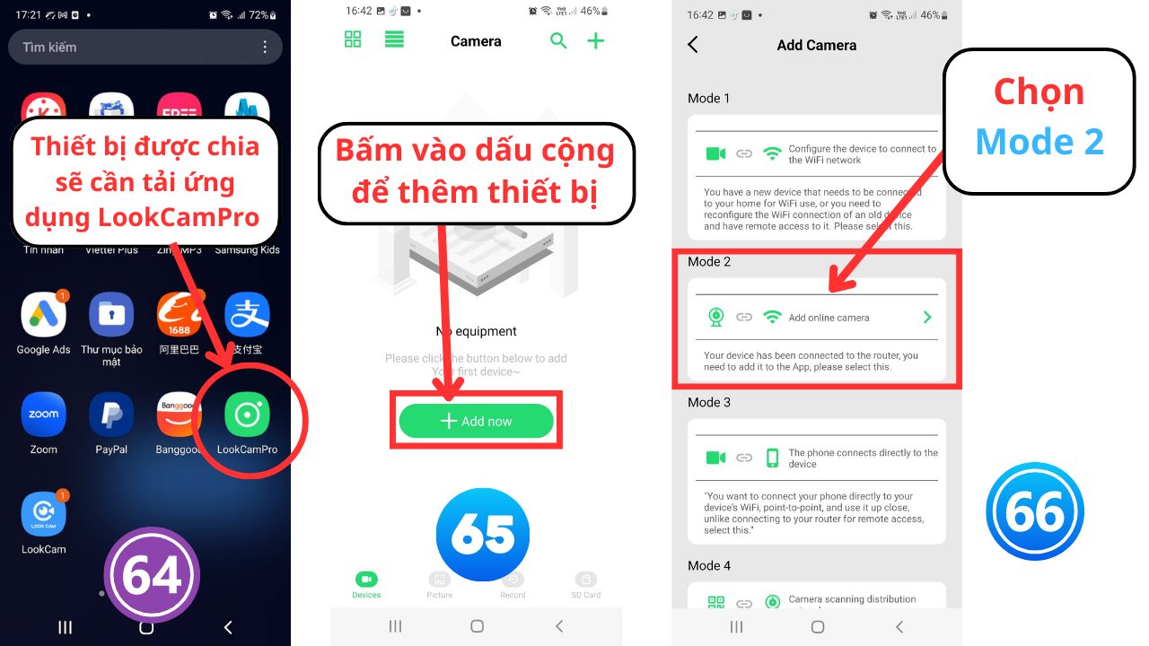 Hướng dẫn cách sử dụng camera ứng dụng LookCamPro