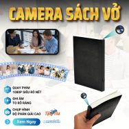 Camera Ngụy Trang Sách Vở – Ghi Hình Kín Đáo Khi Ký Kết, Họp Hành Quan Trọng